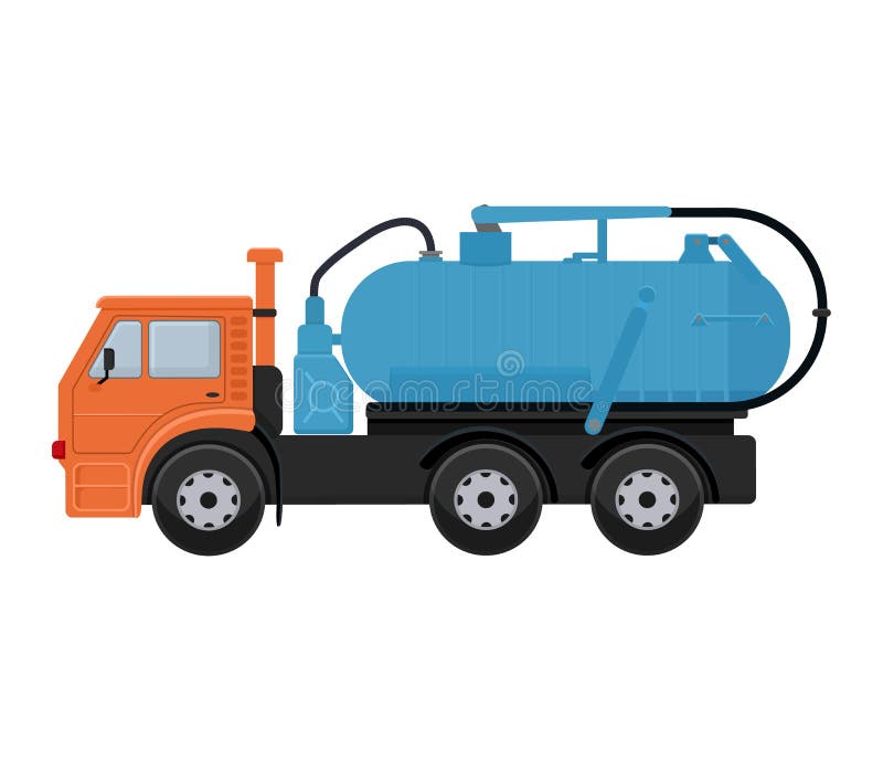 Illustrazione di pulizia delle vie della città del lavaggio del pulitore della spazzatrice del camion del veicolo di vettore dell illustrazione di stock Illustrazione di pulizia delle vie della città del lavaggio del pulitore della spazzatrice del camion del veicolo di vettore dell illustrazione di stock