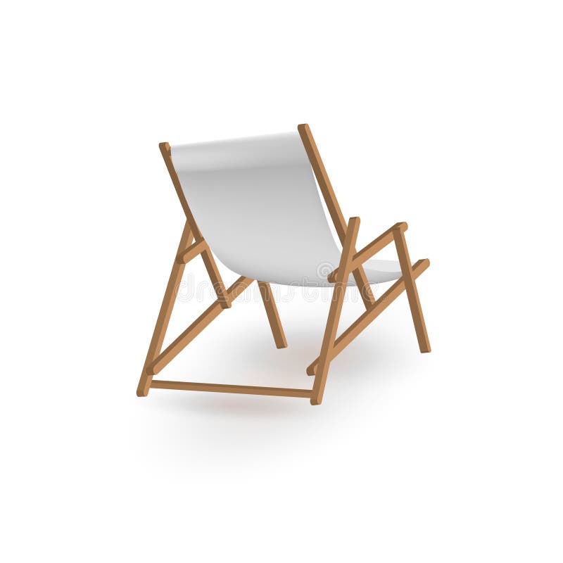 Illustrazione di vettore di chaise longue della spiaggia royalty illustrazione gratis Illustrazione di vettore di chaise longue della spiaggia royalty illustrazione gratis