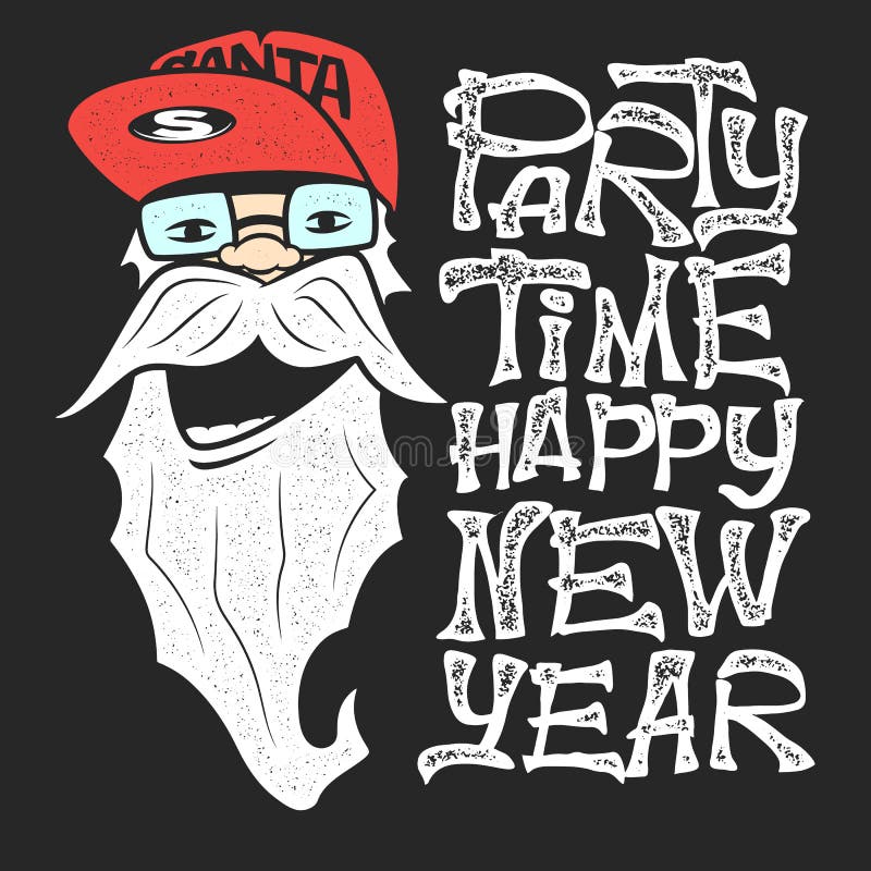 Illustrazione di vettore con Santa Claus royalty illustrazione gratis Illustrazione di vettore con Santa Claus royalty illustrazione gratis