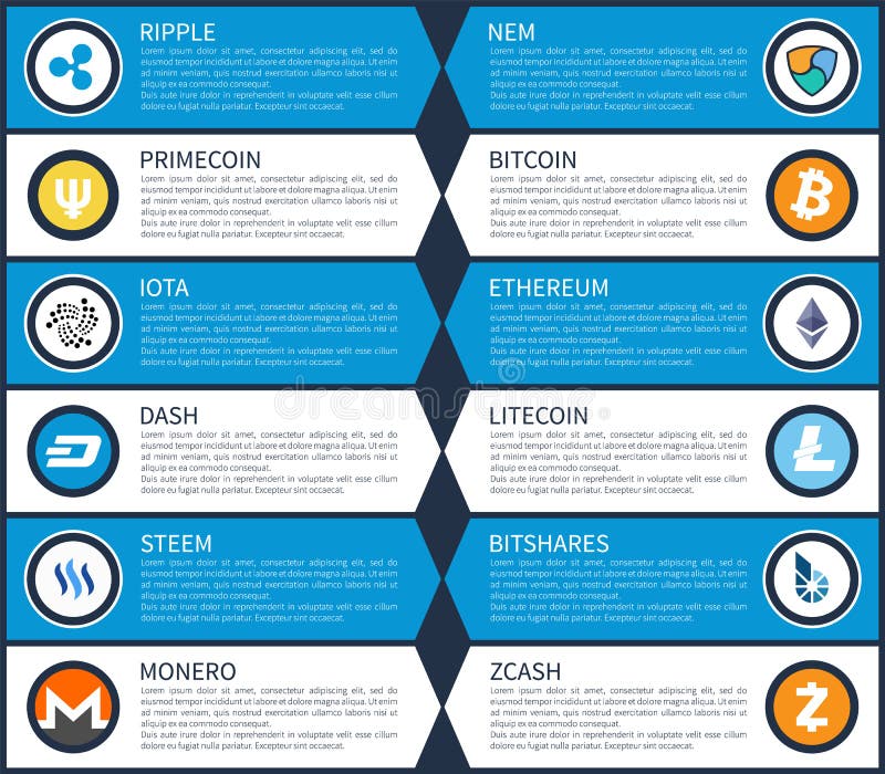 Illustrazione di vettore di Cryptocurrency del un poco e dell'ondulazione illustrazione vettoriale Illustrazione di vettore di Cryptocurrency del un poco e dell'ondulazione illustrazione vettoriale