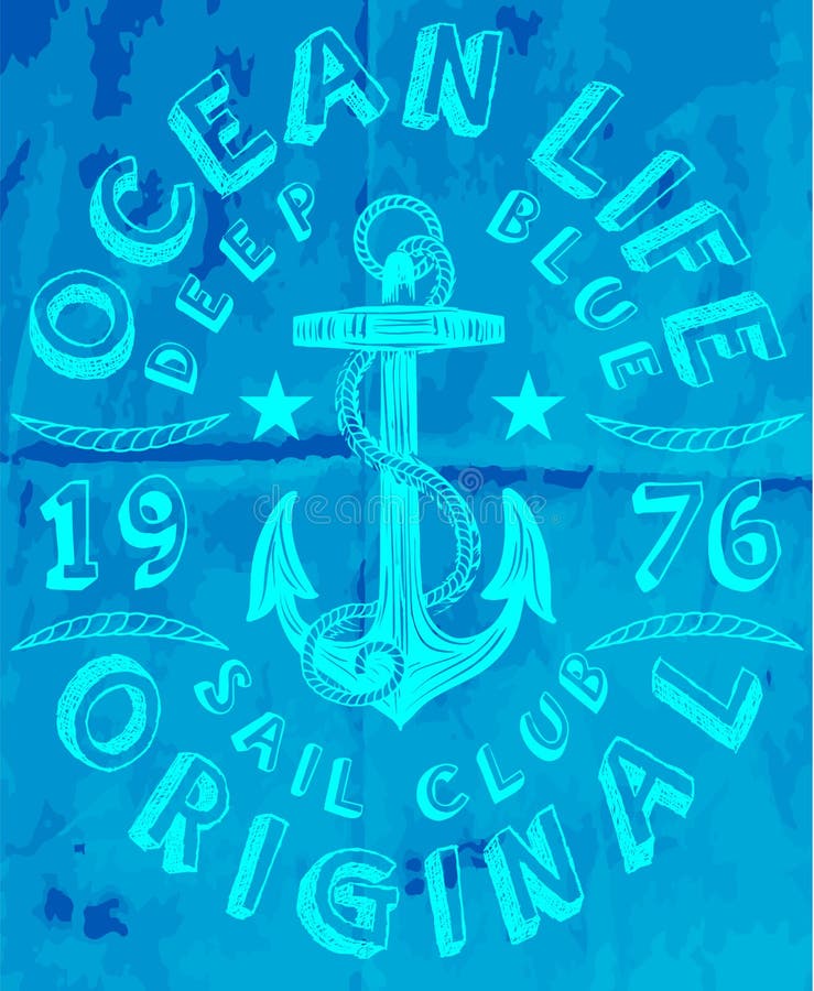 Illustrazione disegnata a mano d'annata dell'ancora di Flourish royalty illustrazione gratis Illustrazione disegnata a mano d'annata dell'ancora di Flourish royalty illustrazione gratis