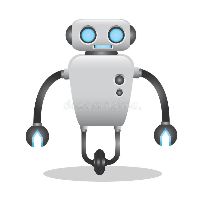 Illustrazione fresca e sveglia del robot 3d illustrazione di stock Illustrazione fresca e sveglia del robot 3d illustrazione di stock