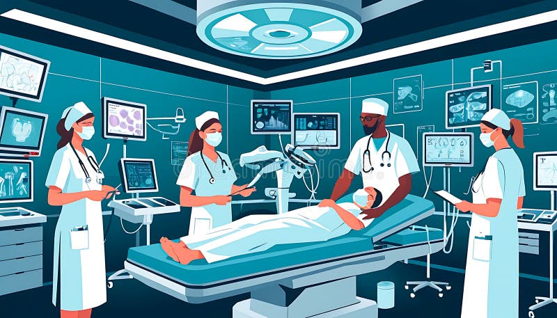 Illustrazione medica generata AIG illustrazione di stock
