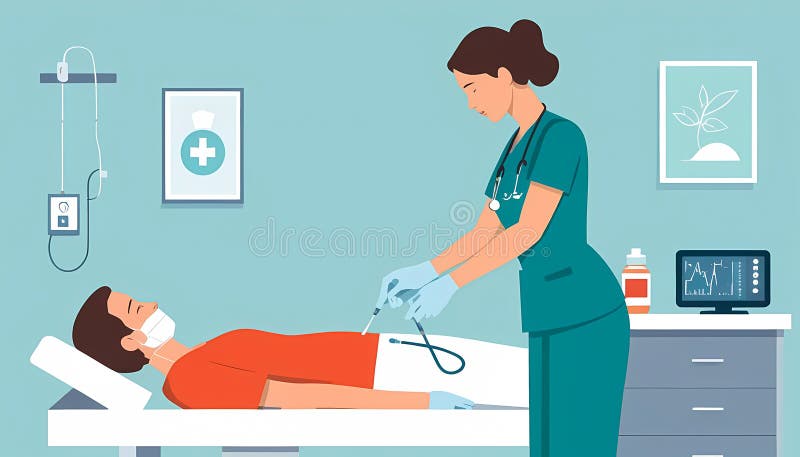 Illustrazione medica generata AIG illustrazione di stock
