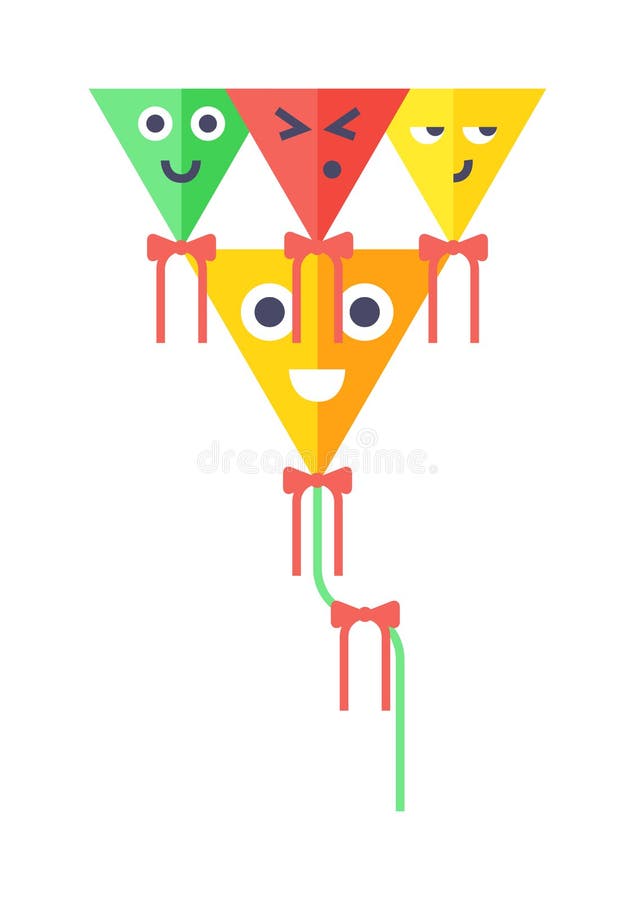 Illustrazione piana di vettore del piccolo di volo dell'arcobaleno del pesce dell'aquilone di divertimento del vento giocattolo v illustrazione vettoriale Illustrazione piana di vettore del piccolo di volo dell'arcobaleno del pesce dell'aquilone di divertimento del vento giocattolo v illustrazione vettoriale