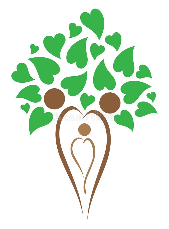 Albero genealogico royalty illustrazione gratis Albero genealogico royalty illustrazione gratis