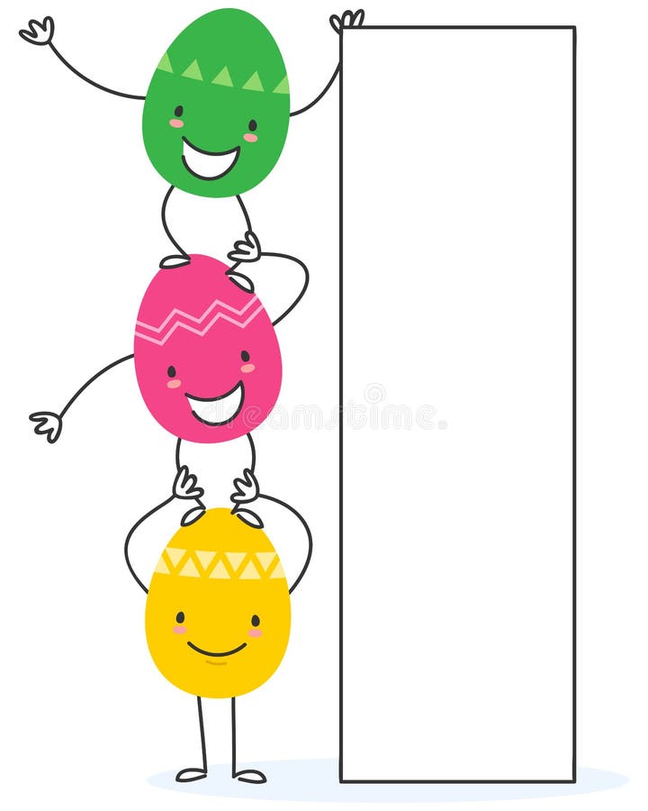 Illustrazione semplice di vettore dei personaggi dei cartoni animati piani variopinti dell'uovo di Pasqua di progettazione che te illustrazione vettoriale Illustrazione semplice di vettore dei personaggi dei cartoni animati piani variopinti dell'uovo di Pasqua di progettazione che te illustrazione vettoriale