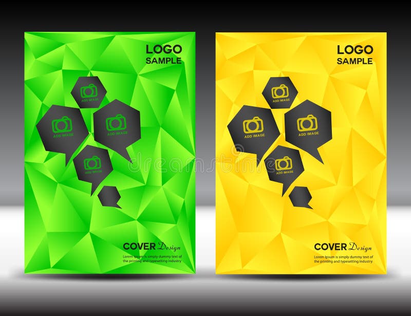 Illustrazione verde e gialla stabilita p di vettore del modello di progettazione della copertura illustrazione di stock Illustrazione verde e gialla stabilita p di vettore del modello di progettazione della copertura illustrazione di stock