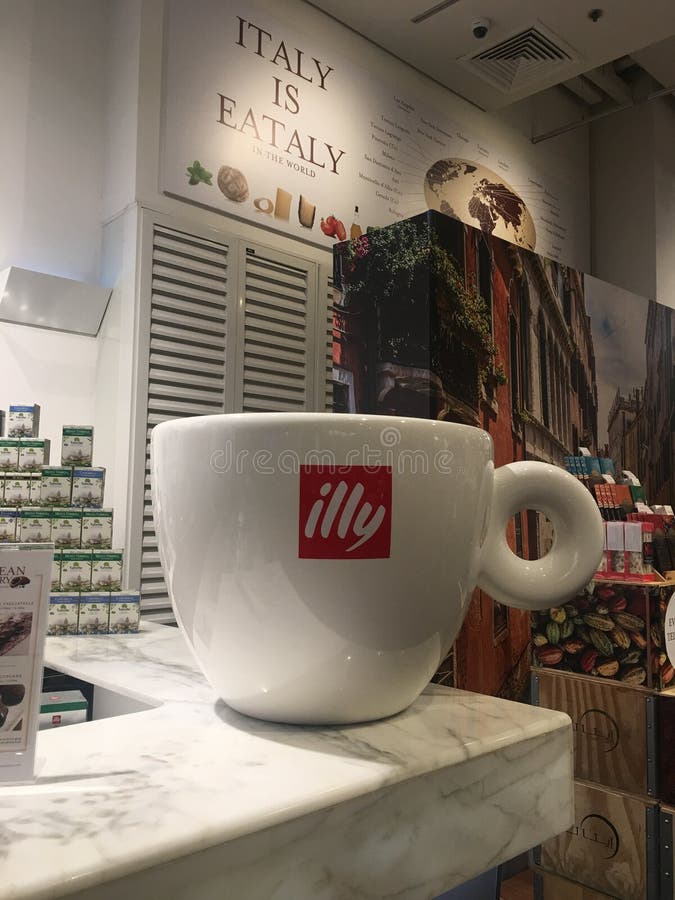 Illy Coffee at Eataly in Dubai Mall Editorial Stock Image Image of
