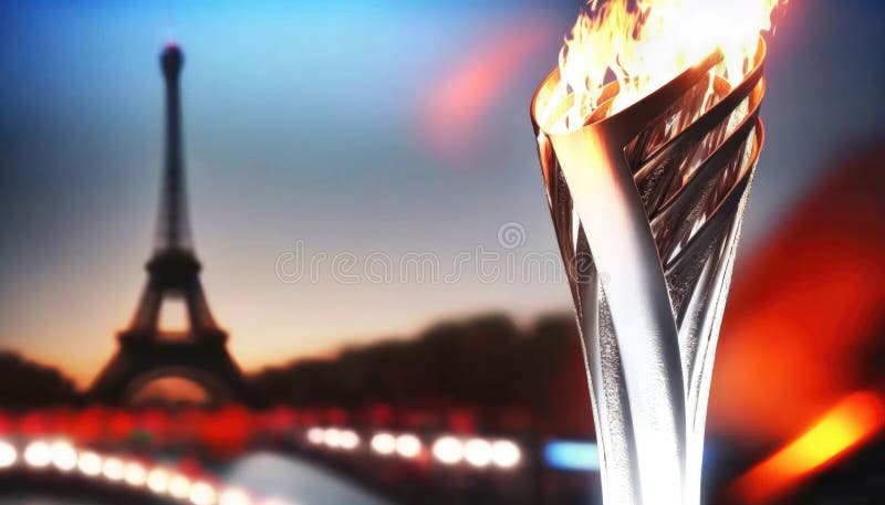 Iluminando O Caminho Para As Olimpíadas : Tocha Olímpica Em Paris