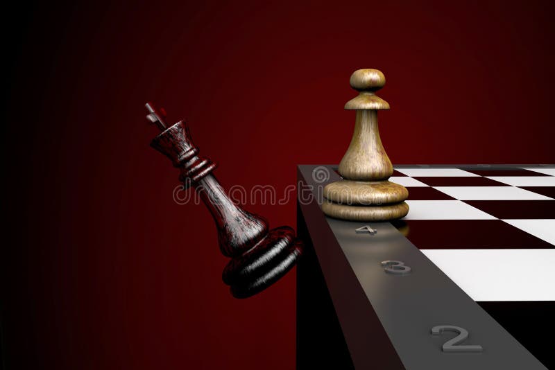 Peão de xadrez tridimensional
