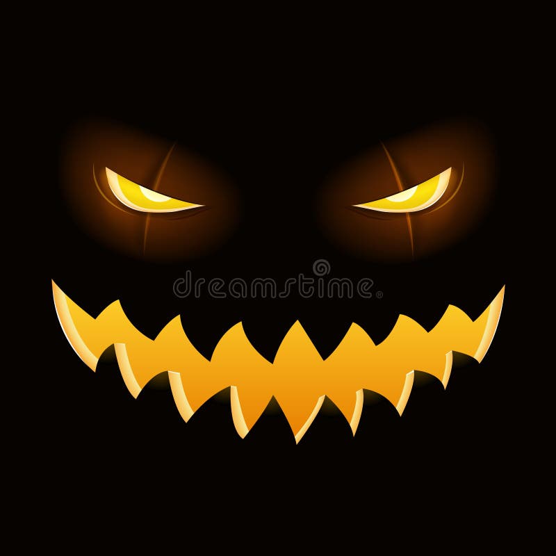 Cara Assustador Do Monstro Dos Desenhos Animados Ilustração do Vetor -  Ilustração de halloween, negativo: 104314358