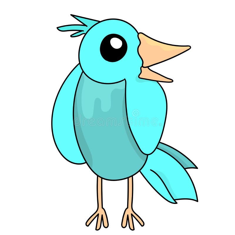 Desenho Animado Cabeça De Animal águia Rabisco De Pássaro Desenhar Kawaii  Ilustração do Vetor - Ilustração de vetor, sinal: 208102346
