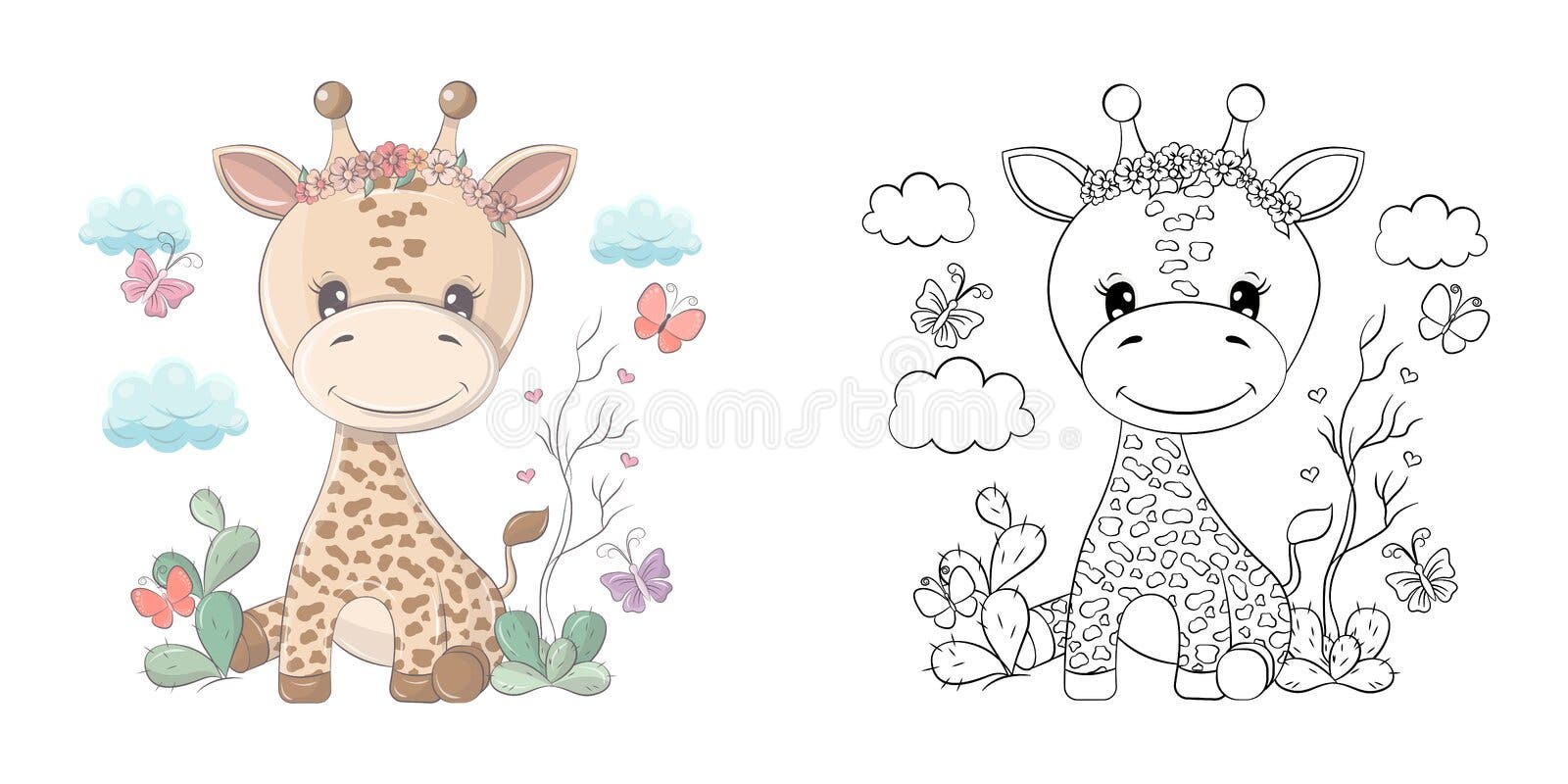 Cliente De Cacto Fofo Para Férias Infantis E Bens. Kawaii Clip Art