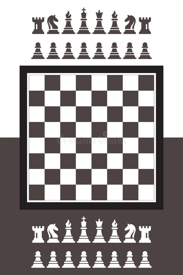 Ilustração De Vetor De Jogo De Xadrez Em Estilo Plano Chess