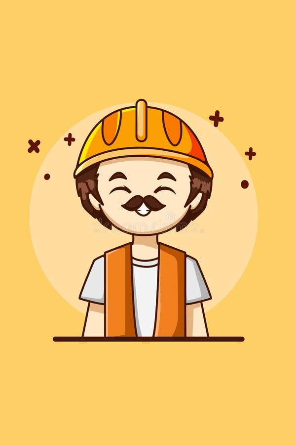 Homem Construtor PNG , Isolado, Amarelo, Ilustração PNG Imagem