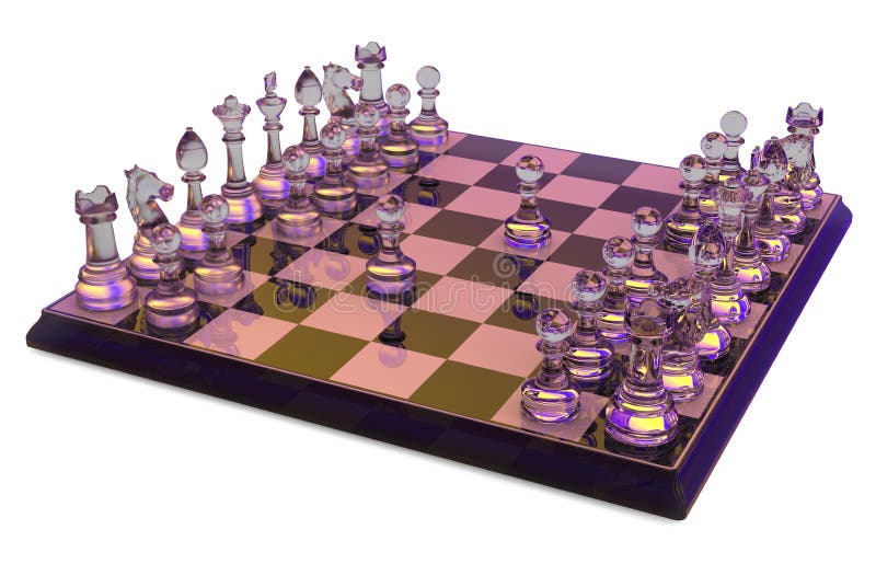 Ilustração Do Jogo De Xadrez Ilustração Stock - Ilustração de xadrez,  placa: 261874895