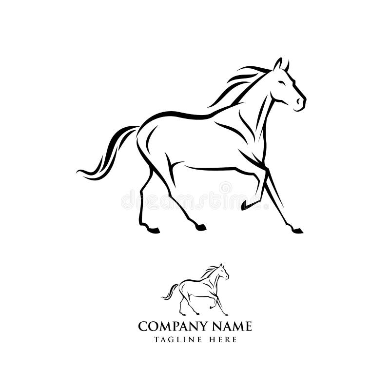 Vetor De Logotipo De Cavalo Plano Isolado Na Silhueta De Logotipo De Design  Branco Vetor PNG , Projeto, Logotipo, Silhueta Imagem PNG e Vetor Para  Download Gratuito