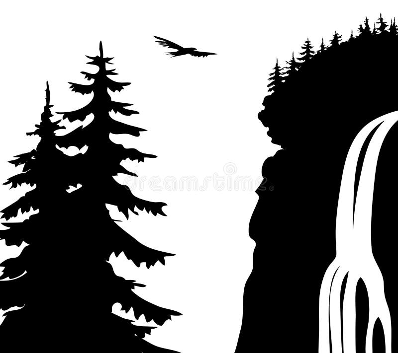 Ilustracao Do Vetor Cachoeira Ilustracao Do Vetor Ilustracao De Cachoeira Vetor 44249497