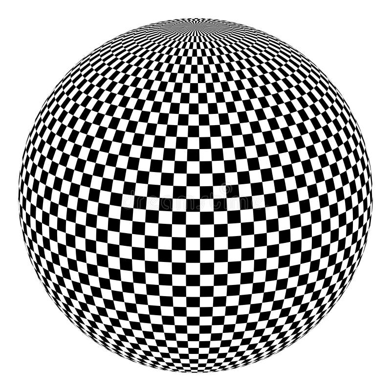 Bolas Decorativas Com Esferas Pontos Xadrez Isoladas Branco Ilustração  Vetorial imagem vetorial de silvercircle© 466126236