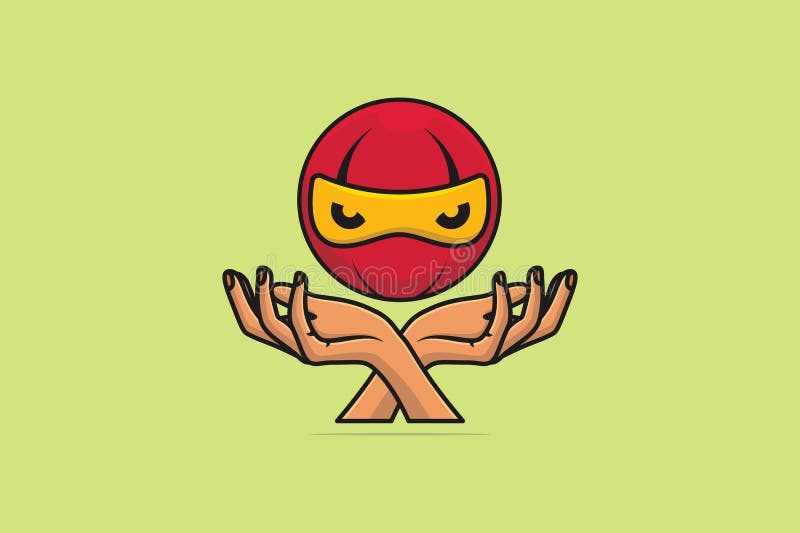 Ninja Bonitinha Com Desenho Animado. Ilustração Do ícone De Vetor De  Pessoas Isolada No Vetor Premium Ilustração do Vetor - Ilustração de ninja,  macho: 219648577