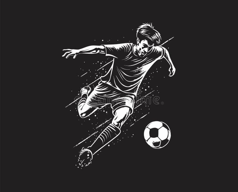 vetor de ilustração de desenho animado de símbolo de chute de bola de  futebol 14995760 Vetor no Vecteezy