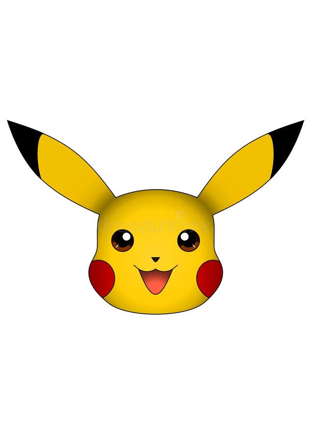 A Ilustração Do Vetor De Pikachu Isolou-se No Fundo Branco, Pokemon Foto  Editorial - Ilustração de grande, isolado: 135257706