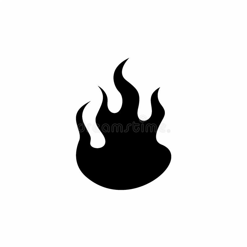 Projeto de ilustração de vetor de chama de fogo imagem vetorial de  Hatigraphic© 335984176