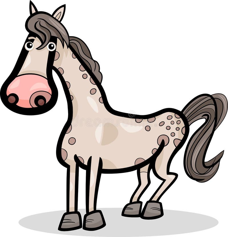 Jogo Do Enigma Do Cavalo De Exploração Agrícola Dos Desenhos Animados  Ilustração do Vetor - Ilustração de kindergarten, simples: 35173034