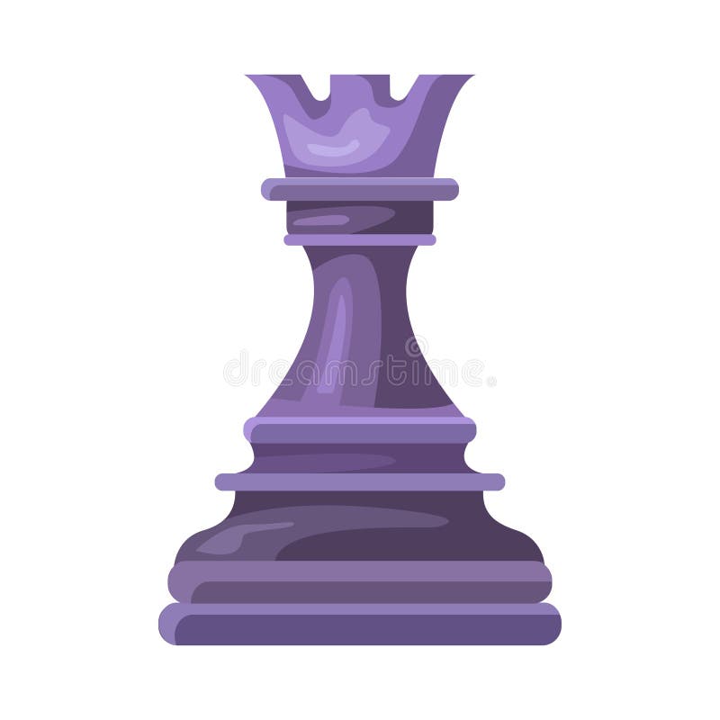 Duas opções de peças de xadrez torre preta e branca elemento de