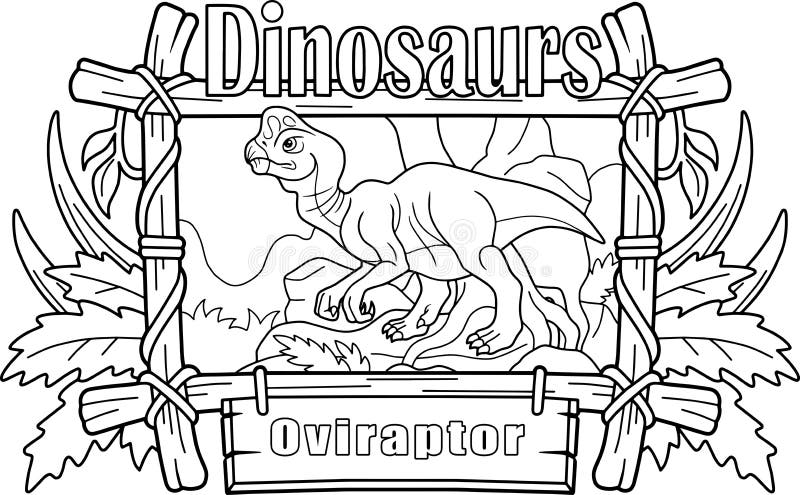 Dinossauros Pré-históricos Dos Desenhos Animados, Livro Para Colorir, Grupo  De Imagens Ilustração do Vetor - Ilustração de nave, projeto: 137322485