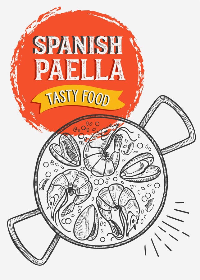 Logotipo Do Restaurante Alimentar Espanhol. Símbolo De Bandeira De Espanha  Com Garfo De Colher E ícones Da Garrafa De Vinho. Logót Ilustração do Vetor  - Ilustração de delicioso, chapéu: 228322867