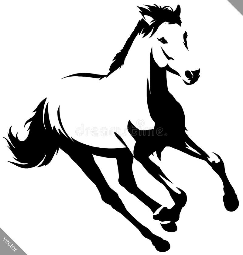 Horse Imagens de Stock de Arte Vetorial