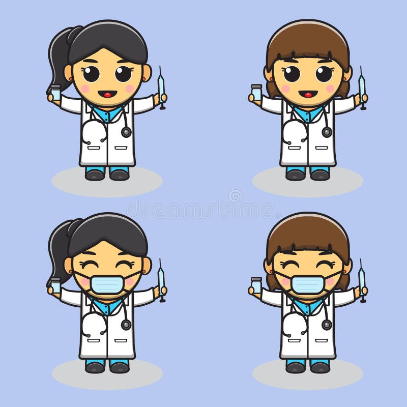 Médico Adorável Médico Bonito Dos Desenhos Animados PNG , Médico