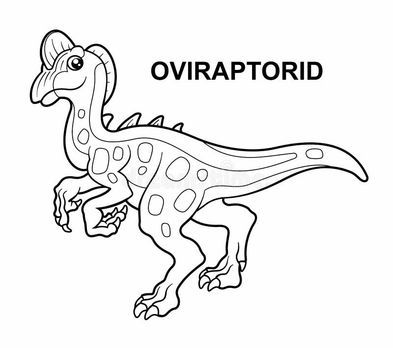 Desenho Composição Dinossauro Livro Colorir Eps10 Ilustração Vetorial  imagem vetorial de clairev© 379949868