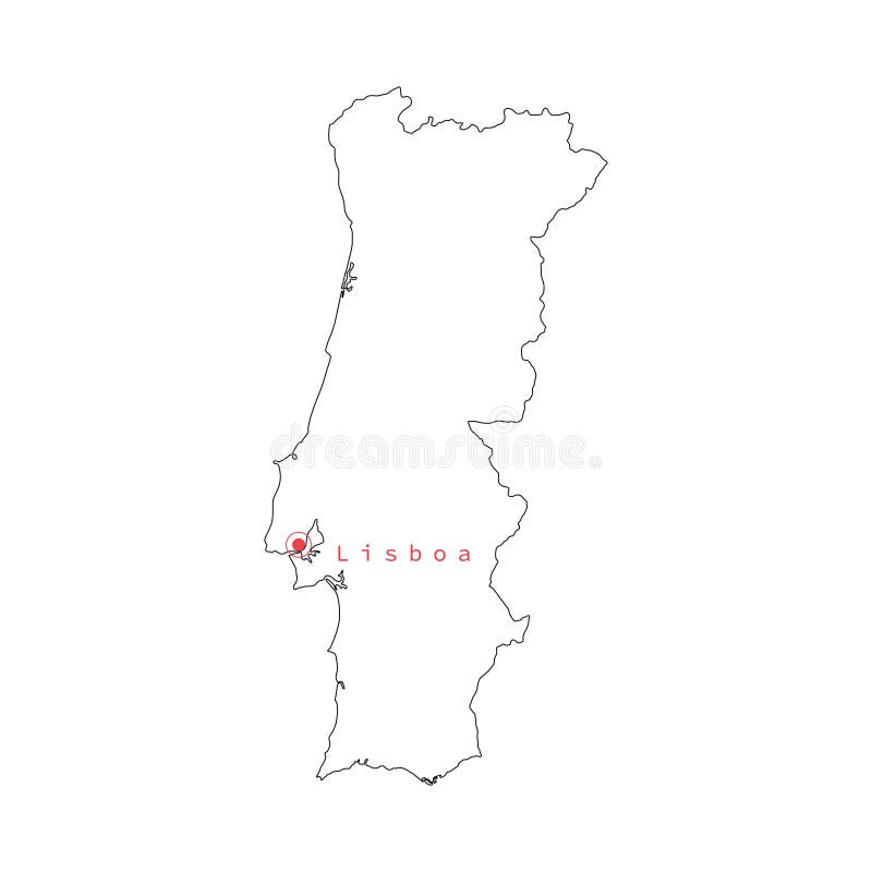 doodle freehand drawing of portugal map. 4686771 Vector Art at Vecteezy