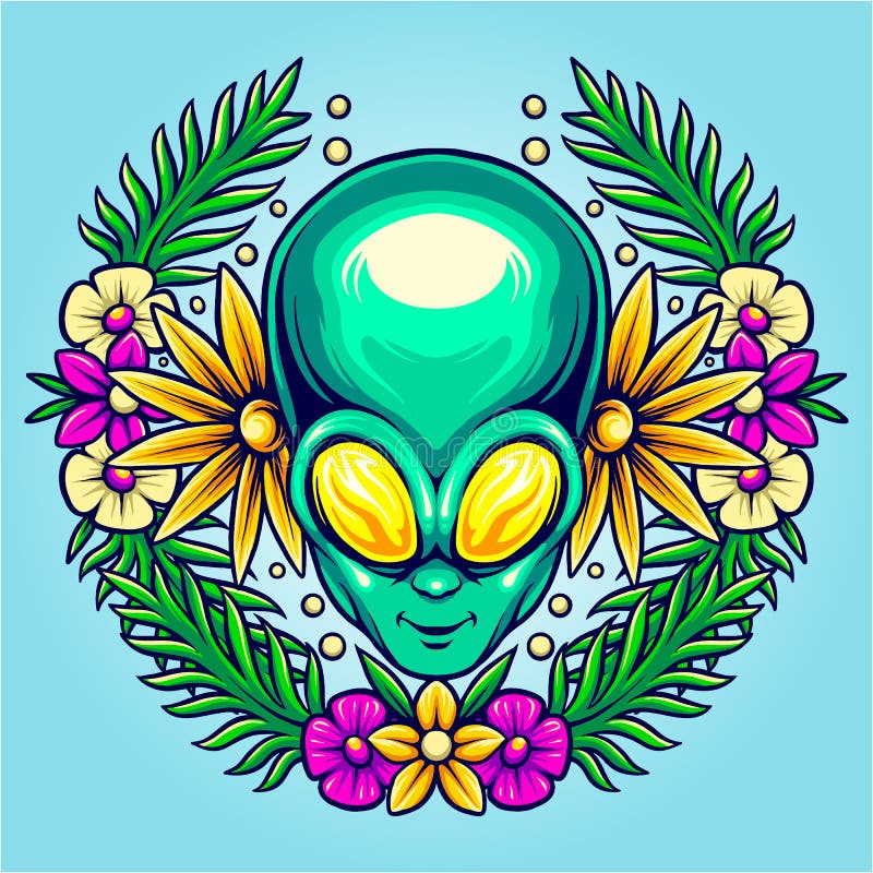 Desenho Animado Azul Ufo Verde Alienígena Ilustração do Vetor - Ilustração  de cosmos, grampo: 250183956