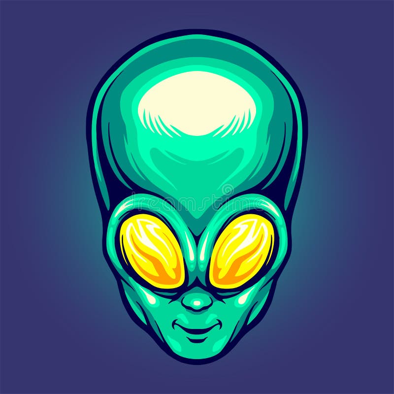 Desenho Animado Azul Ufo Verde Alienígena Ilustração do Vetor - Ilustração  de cosmos, grampo: 250183956