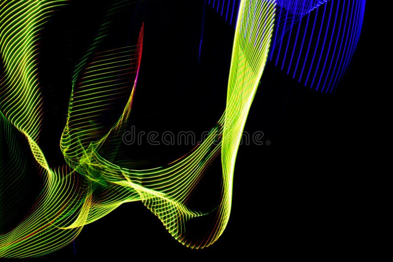 ilustra??o 3D Linhas coloridas abstratas no fundo neutro da cor preta Testes padrões cruzados que formam a imagem tridimensional ilustração do vetor ilustra??o 3D Linhas coloridas abstratas no fundo neutro da cor preta Testes padrões cruzados que formam a imagem tridimensional ilustração do vetor