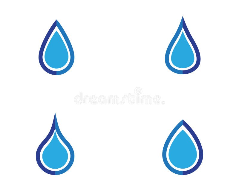 ilustra??o do vetor de Logo Template da gota da ?gua ilustração do vetor ilustra??o do vetor de Logo Template da gota da ?gua ilustração do vetor