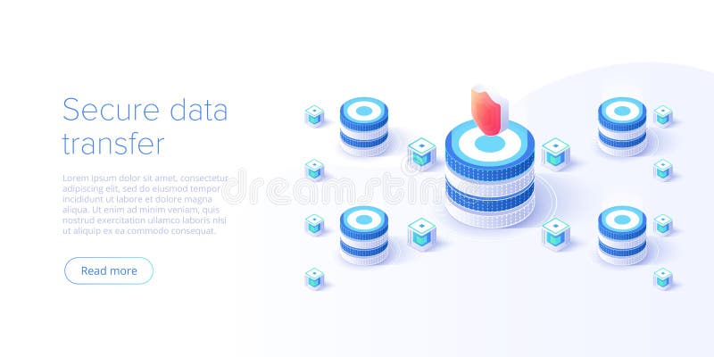 Ilustra??o isom?trica do vetor da seguran?a de dados da rede Conceito de sistema em linha da prote??o do servidor com datacenter ilustração do vetor Ilustra??o isom?trica do vetor da seguran?a de dados da rede Conceito de sistema em linha da prote??o do servidor com datacenter ilustração do vetor