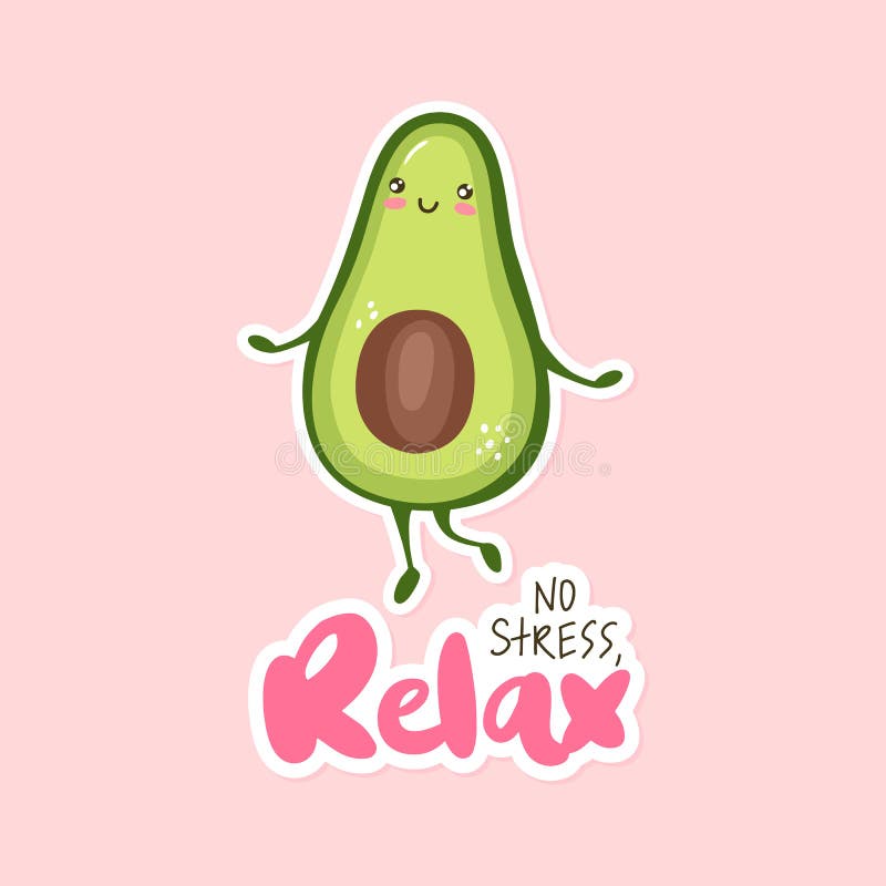 Ilustración De Aguacate De Tira Cómica. Personaje De La Fruta De Dibujos  Animados De Vectores Divertidos. Diseño Kawaii. Ilustración del Vector -  Ilustración de fruta, dieta: 202454640