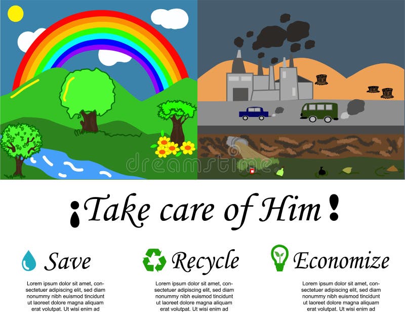 Ilustración Del Día Mundial Del Medio Ambiente Para Crear Conciencia Sobre  El Cuidado Del Medio Ambiente Ilustración del Vector - Ilustración de  vector, ahorrador: 184401915