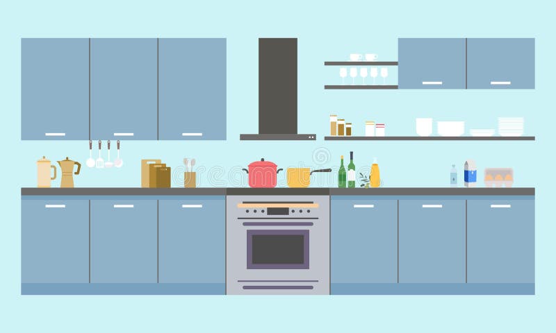 Ilustración Vectorial De Cocina Moderna. Dibujos Animados De Fondo Plano De Los Muebles Y Aparatos De Cocina Frigorífico O Cu Ilustración del Vector - Ilustración de silla, plano: 193186397 Ilustración Vectorial De Cocina Moderna. Dibujos Animados De Fondo Plano De Los Muebles Y Aparatos De Cocina Frigorífico O Cu Ilustración del Vector - Ilustración de silla, plano: 193186397