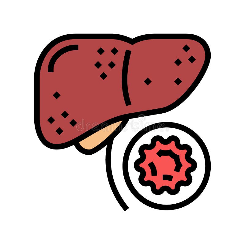 Ilustración Vectorial Del Icono De Color De La Hepatitis B Ilustración del  Vector - Ilustración de icono, estreptococo: 225508493