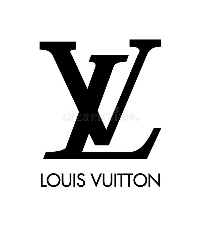 Sello De Textura Del Icono Del Logo De Louis Vuitton Imagen