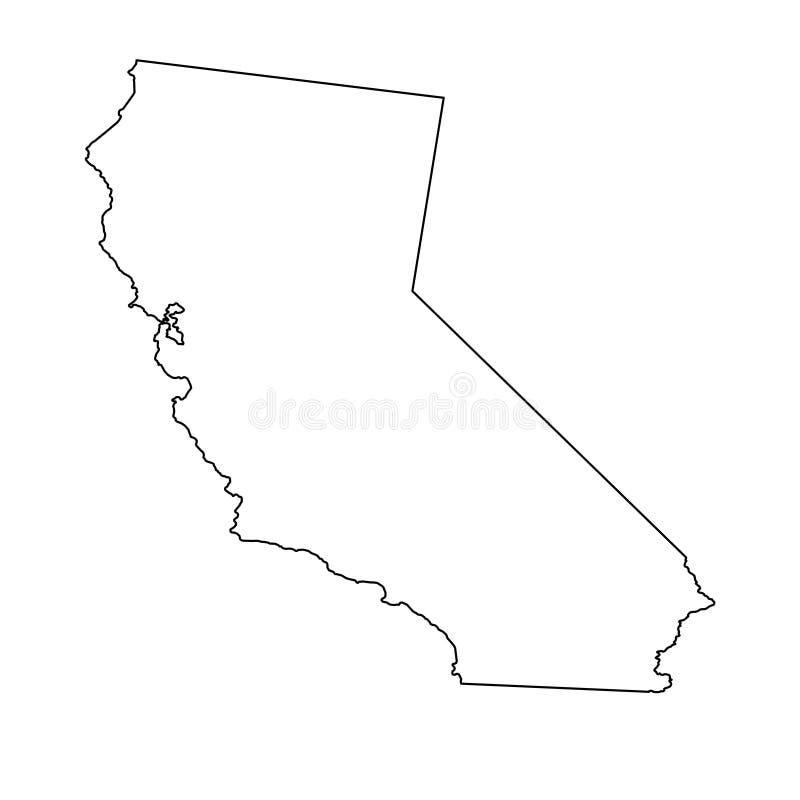 Mapa De California Para Colorear