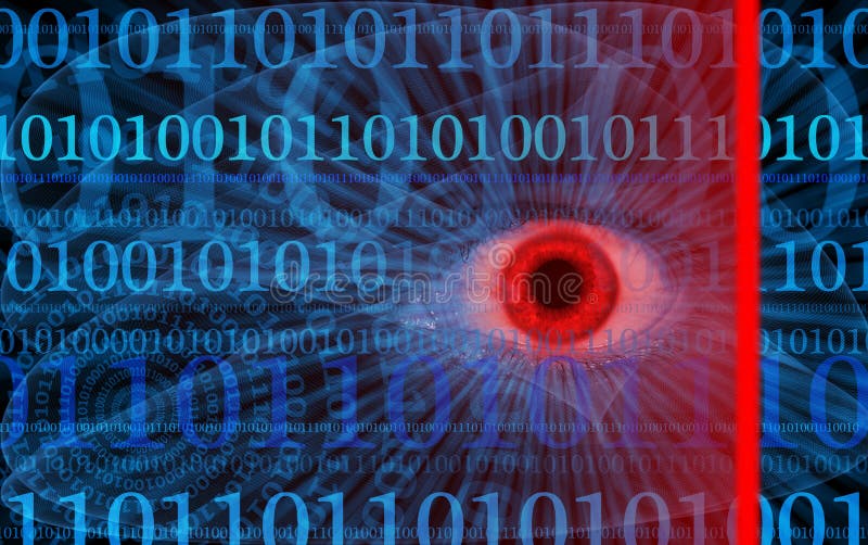 Ilustración abstracta de la seguridad del Internet ilustración del vector Ilustración abstracta de la seguridad del Internet ilustración del vector