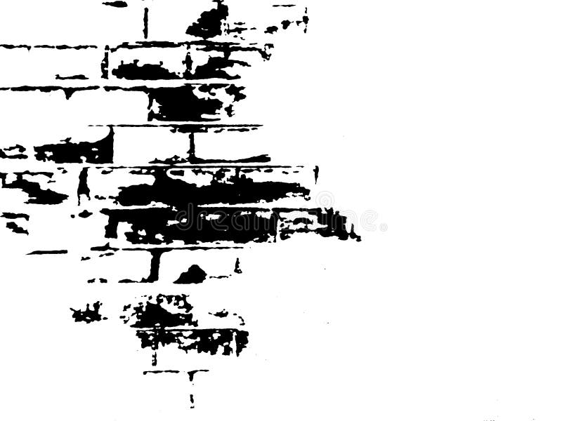 Ilustración blanco y negro del ladrillo