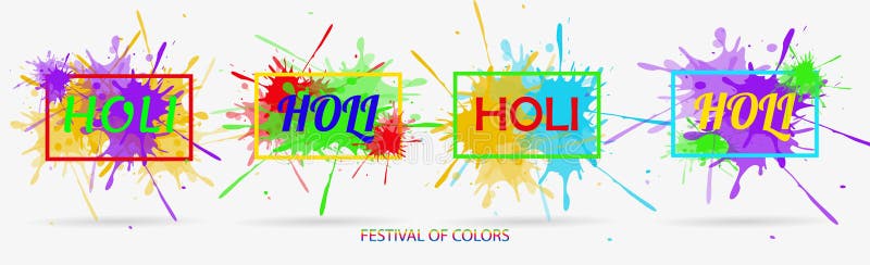 Ilustración creativa del vector Nube coloreada de la pintura Festival indio de los colores Holi feliz Elementos del dibujo para d stock de ilustración Ilustración creativa del vector Nube coloreada de la pintura Festival indio de los colores Holi feliz Elementos del dibujo para d stock de ilustración